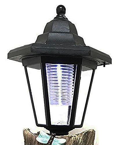 Ebros Gift PACK OF 2 Plastic Solar LED Lantern Decorative Replacement For Garden Light Statues