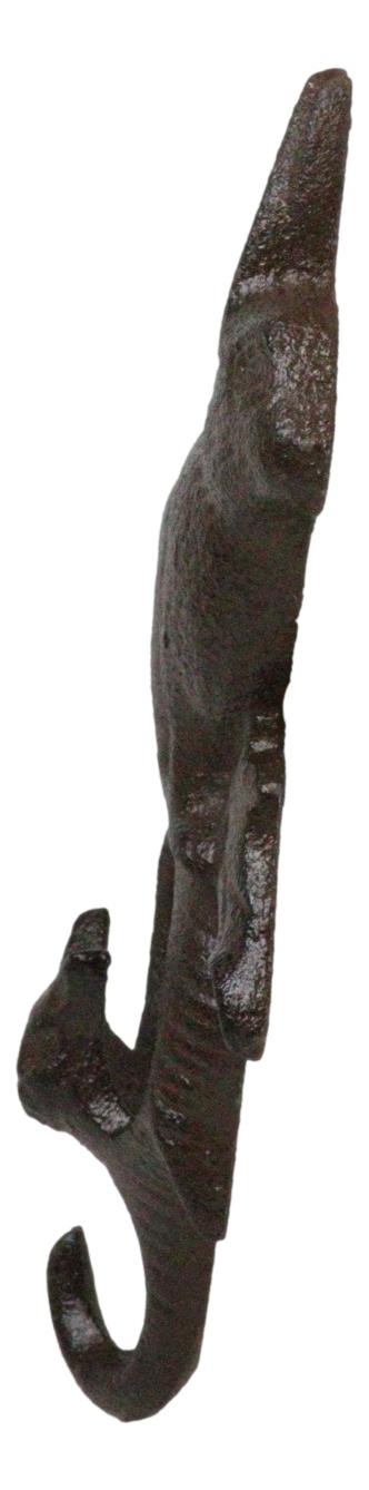Ebros Gift Pack Of 2 Rustic Cast Iron Cottage Bunny Brer Rabbit Hare Wall Decor Key Hooks