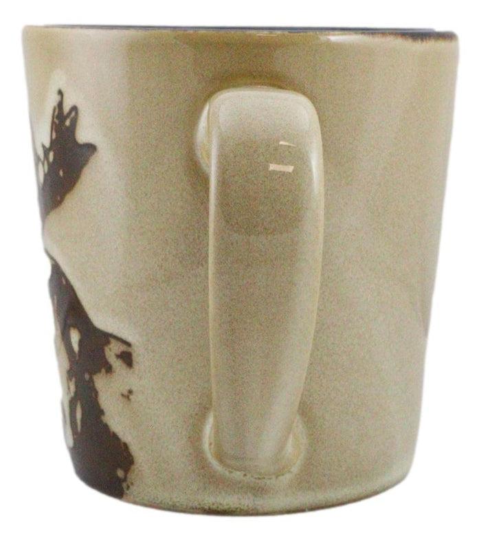 Ebros Gift Pack Of 2 Rustic Western Emperor Giant Stag Elk Moose Deer Coffee Mugs Cups