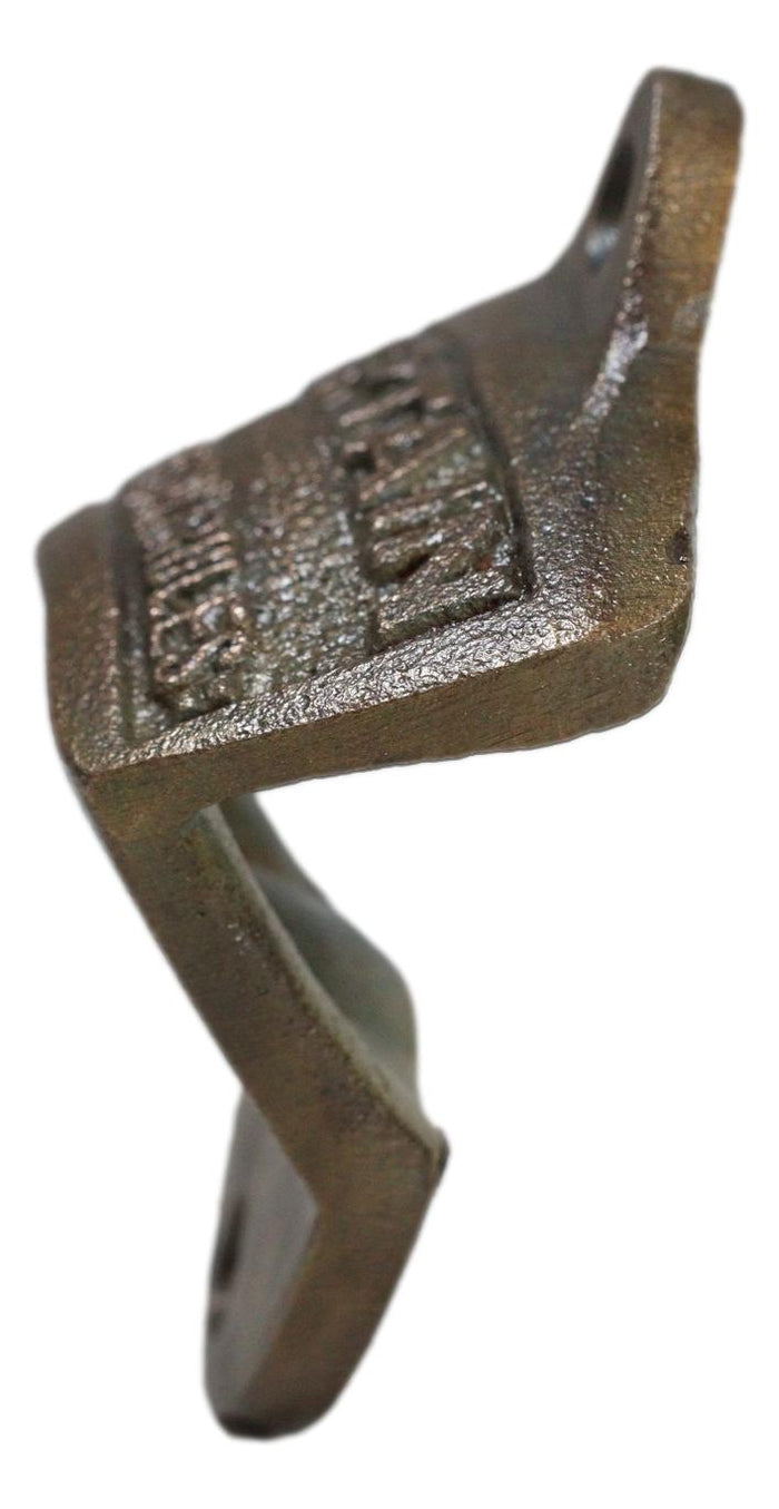 Ebros Gift Pack Of 2 Vintage Cast Iron Rustic Captain My Boat My Rules Wall Bottle Opener