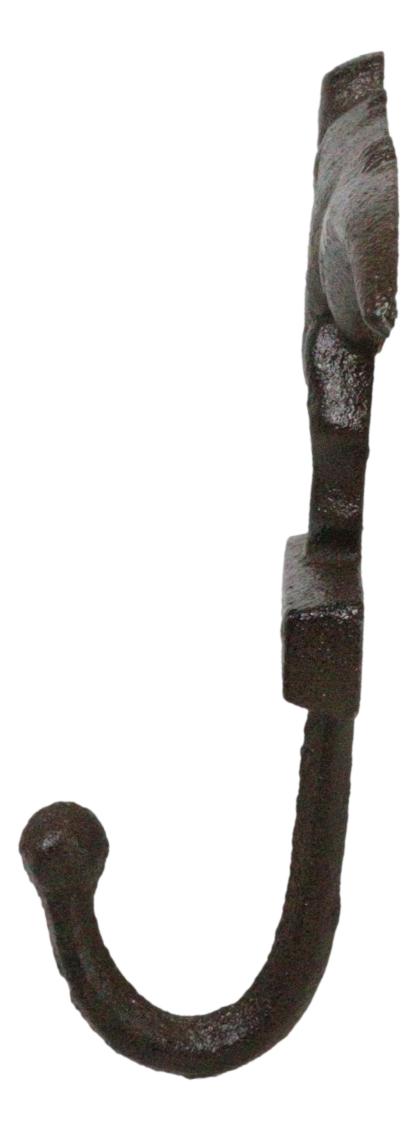 Ebros Gift Pack Of 3 Cast Iron Rustic Jurassic T-Rex Dinosaur Wall Hook Key Leash Holders