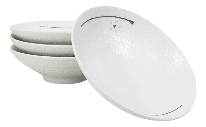 ebros gift Pack Of 4 Ceramic Yukino Hana Collection Large Ramen Soup Dinner Bowls 36oz