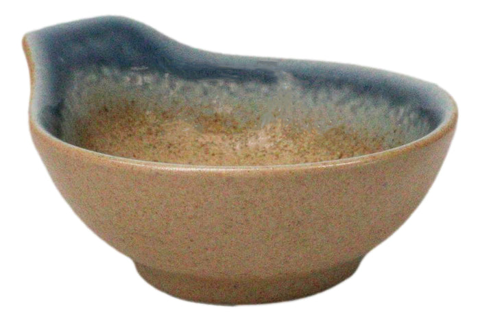 Ebros Gift Pack Of 5 Blue River Ao Nagashi Small Ponzu Miso Soup Bowls With Handle 5oz