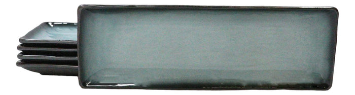 ebros gift Pack Of 5 Blue Sky Stars Seikai Collection Rectangular Serving Platter 14" L