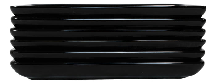 Ebros Gift Pack Of 5 Ceramic Zen Blue Appetizer Dessert Lunch Sushi Entree 8.75"X5" Plates