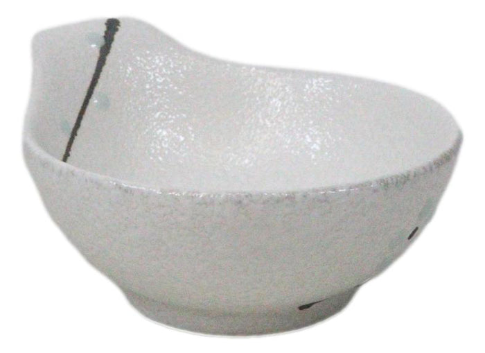 Ebros Gift Pack Of 5 Yukino Hana Ceramic Ponzu Sauce Soup Shallow Bowls With Handle 5oz