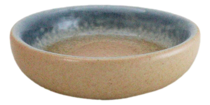 Ebros Gift Pack Of 6 Ceramic Ao Nagashi Soy Sauce Oil Condiment Round Dishes Bowls 1.5Oz