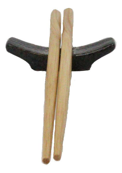 Ebros Gift Pack Of 6 Charcoal Grey Hakumu Collection Porcelain Chopsticks Hashioki Rest