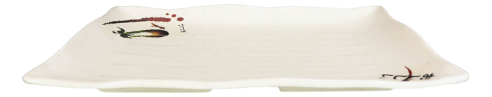 Ebros Gift Pack Of 6 Eggplant With Zen Swirl Wavy Design Large Dinner Entree Buffet Plates