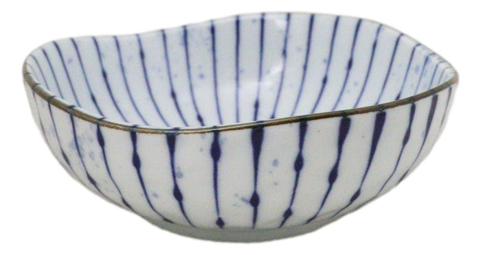 Ebros Gift Pack Of 6 Fubuki Tokusa Made In Japan Round Flair Small Shallow Bowls 11oz