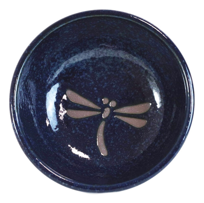 Ebros Gift Pack Of 6 Japanese Blue Dragonfly Sauce Condiment Dipping Cups Bowls Ramekin 4oz