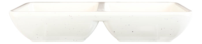 Ebros Gift Pack Of 6 Melamine Zen Swirl Eggplant 2 Compartments Soy Sauce Condiment Dishes