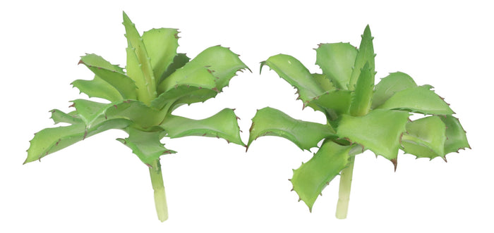 Ebros Gift Pack Of 6 Realistic Lifelike Artificial Green Cactus Succulent Stem Botanicas