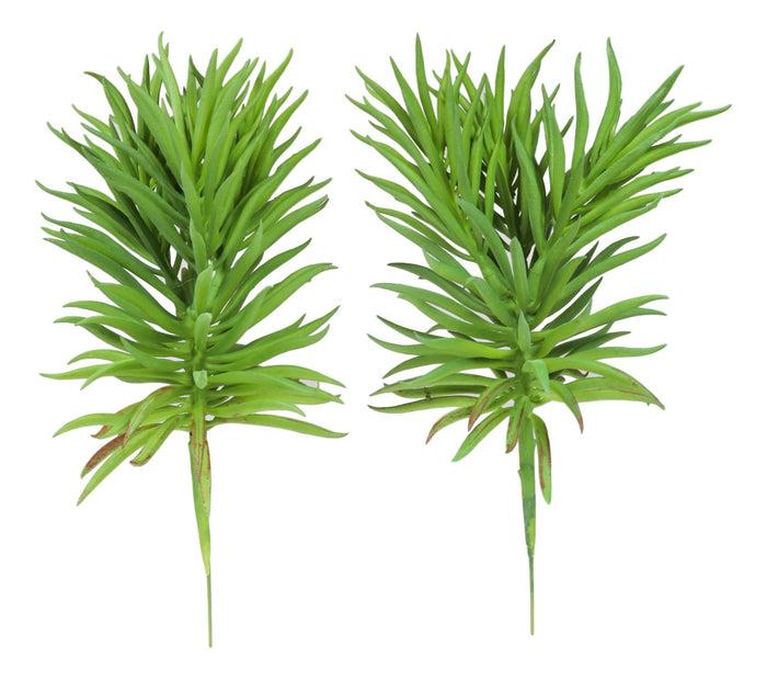 Ebros Gift Pack Of 6 Realistic Lifelike Artificial Green Pine Stem Filler Botanicas 10"H