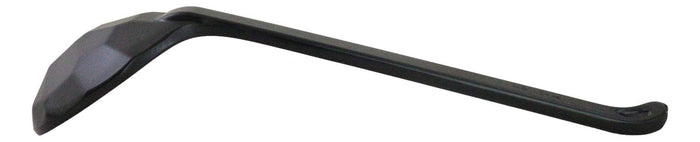 Ebros Gift Pack Of 6 Ridged Matte Black Melamine Stirring Mixing Serving Ladle Spoons