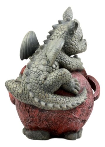 Ebros Gift Pair Of Naughty Climbing Dragon Baby Planter Pot Home Patio Garden Statue 13"H