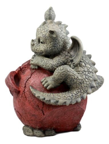 Ebros Gift Pair Of Naughty Climbing Dragon Baby Planter Pot Home Patio Garden Statue 13"H