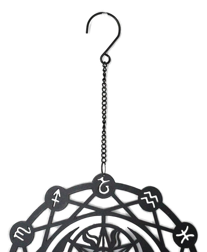 Ebros Gift Phases Of The Moon Zodiac Solar Astrology Dreamcatcher Wall Hanging Decoration