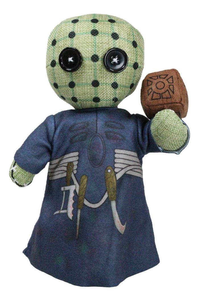 Ebros Gift Pinhead Hellraiser Pinheadz Voodoo Stitches Monster Villain Plush Toy Doll