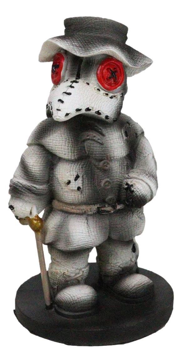 Ebros Gift Pinheadz Monster Doctor Plague With Voodoo Stitches Skull Death Figurine