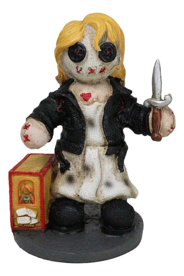 ebros gift Pinheadz Monster Tiffany Valentine Bride of Chucky with Voodoo Stitches Figurine