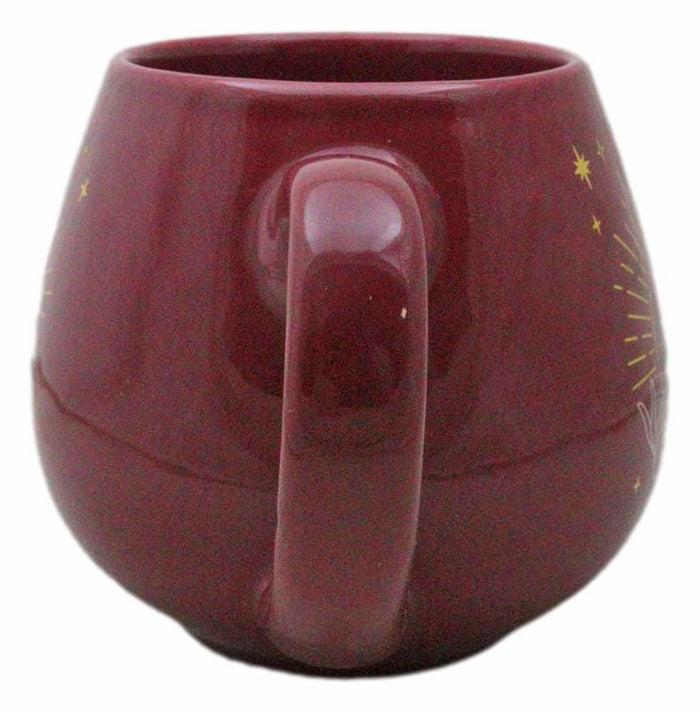 Ebros Gift Pink Wicca Fortune Teller Psychic Gazing Ball Heat Color Changing Ceramic Mug