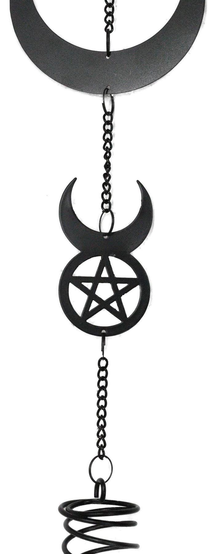Ebros Gift Primal Instincts Lilith Moon Astrology Pentagram Spiral Wall Hanging Decoration