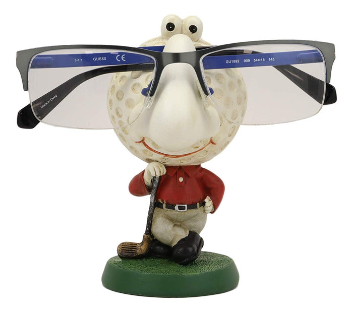 Ebros Gift Pro Golfer Golf Novelty Gifts Whimsical Eyeglass Spectacle Holder Decor Statue