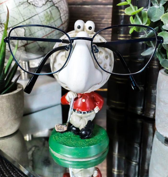 ebros gift Pro Golfer Golf Novelty Gifts Whimsical Eyeglass Spectacle Holder Decor Statue