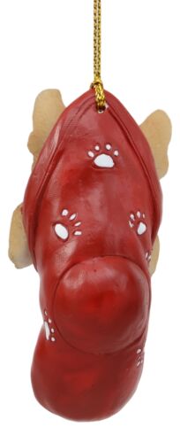 Ebros Gift Realistic Frenchie French Bulldog In The Sock Small Hanging Ornament Figurine