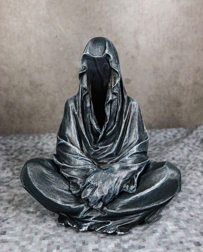 ebros gift Reaper of Souls Grim Reaper In Hooded Cloak Backflow Incense Cone Burner Statue