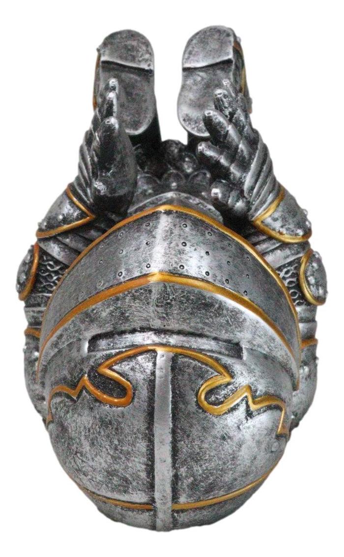 Ebros Gift Royal Knight Suit Of Armor Wine Guzzler Holder Kitchen Decor Resin Figurine