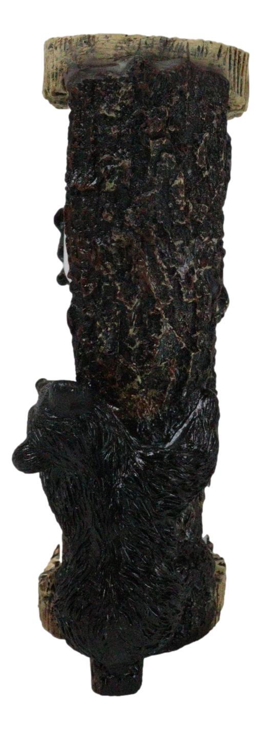 Ebros Gift Rustic Adorable Forest Black Bear Cubs Climbing On Tree Sand Timer Figurine
