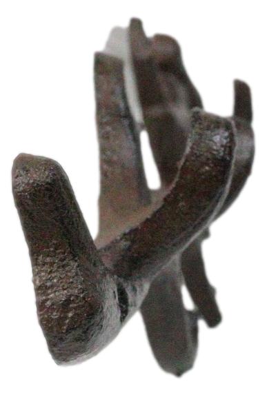 Ebros Gift Rustic Cast Iron 2 Lovebirds On Tree Branch Multi Points Wall Hooks 12.5" Long