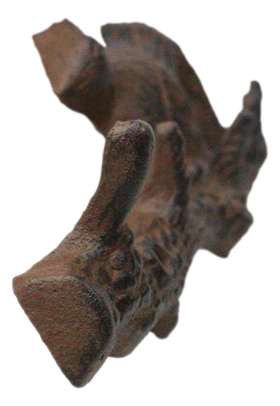 Ebros Gift Rustic Cast Iron Playful Squirrel Perching On Tree Branch 4-Peg Wall Hooks Decor