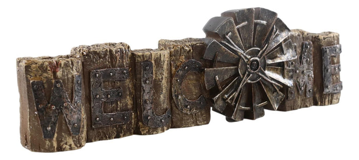 Ebros Gift Rustic Country Farm Irrigation Windmill Welcome Wall Decor Or Desktop Plaque