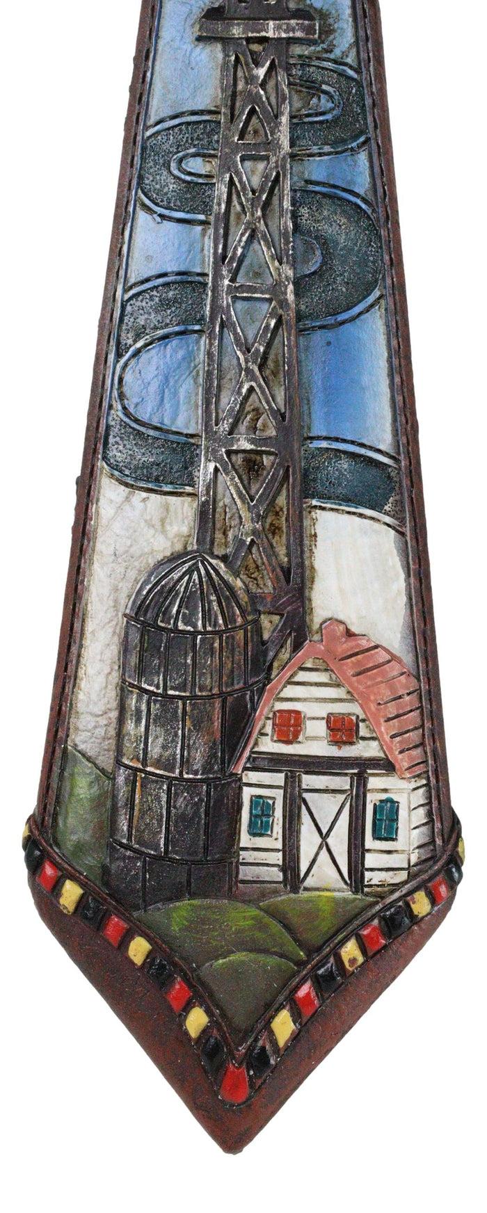 Ebros Gift Rustic Country Windmill By Cottage Barn Home With Starry Night Skies Wall Cross