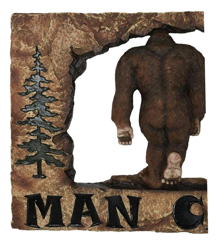 Ebros Gift Rustic Forest Sasquatch Big Foot By Pine Trees Entering Man Cave Wall Decor