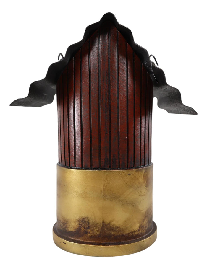 Ebros Gift Rustic Western 12 Gauge Shotgun Bullet Shell Casing Birdhouse Bird Feeder House