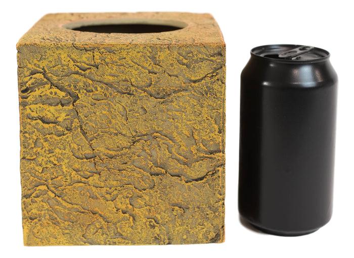 Ebros Gift Rustic Western Black Bear Pine Trees Forest Silhouette Tissue Box Cover Holder