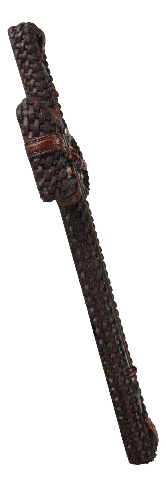 Ebros Gift Rustic Western Double Edged Arrows With Faux Woven Wicker Borders Wall Cross