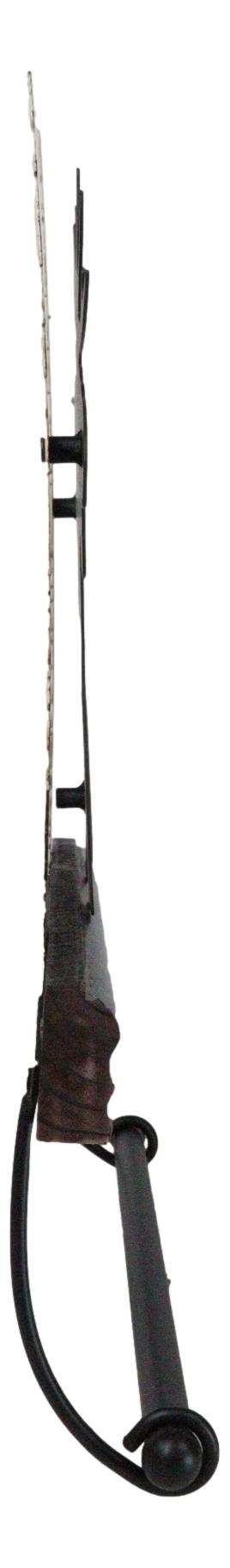 Ebros Gift Rustic Western Elk Moose Deer By Pine Forest Wooden Wall Hand Towel Holder Bar