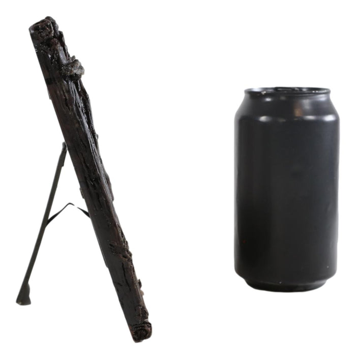 Ebros Gift Rustic Western Faux Branchwood Cross Love And Laughter Photo Frame Sculpture