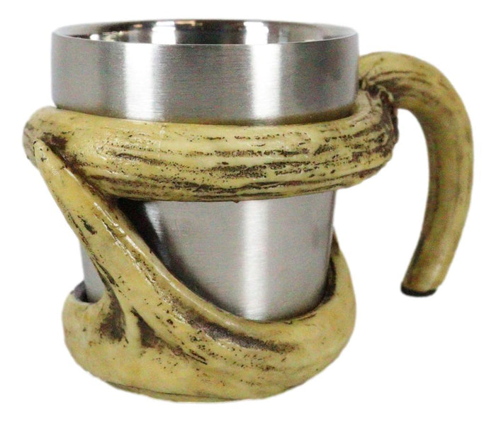 Ebros Gift Rustic Western Forest Stag Buck Deer Antlers Artwork Standard Coffee Mug 8oz