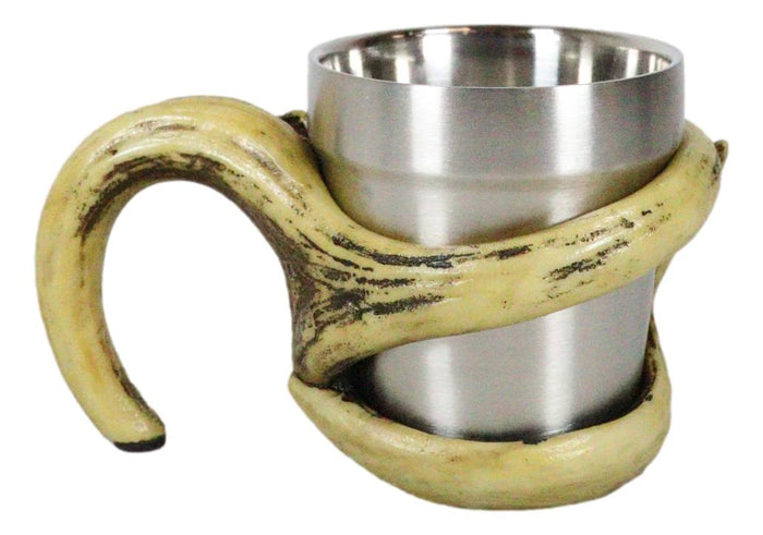 ebros gift Rustic Western Forest Stag Buck Deer Antlers Artwork Standard Coffee Mug 8oz