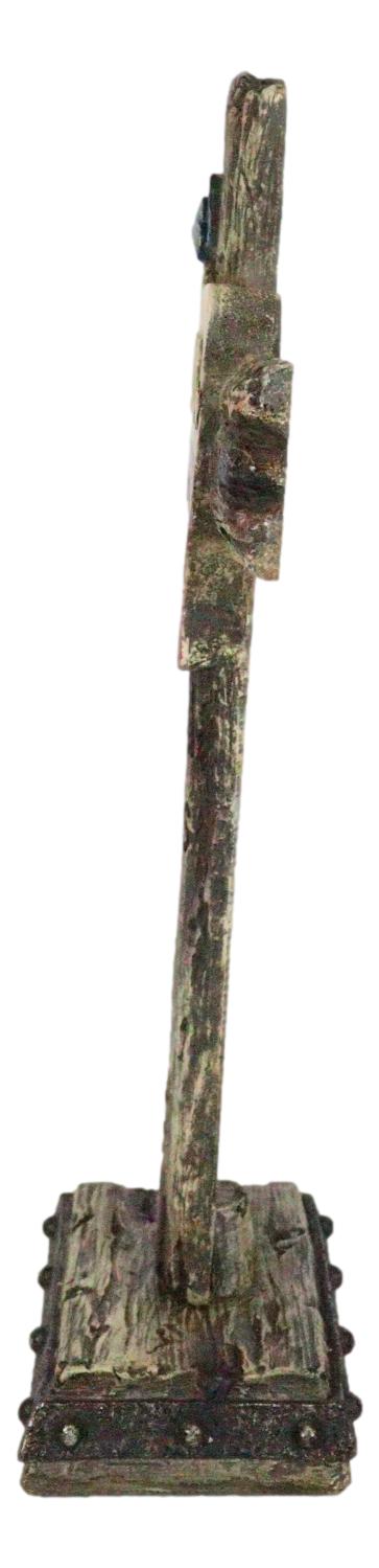 Ebros Gift Rustic Western Patriotic Lone Star State Map God Bless Texas Standing Cross