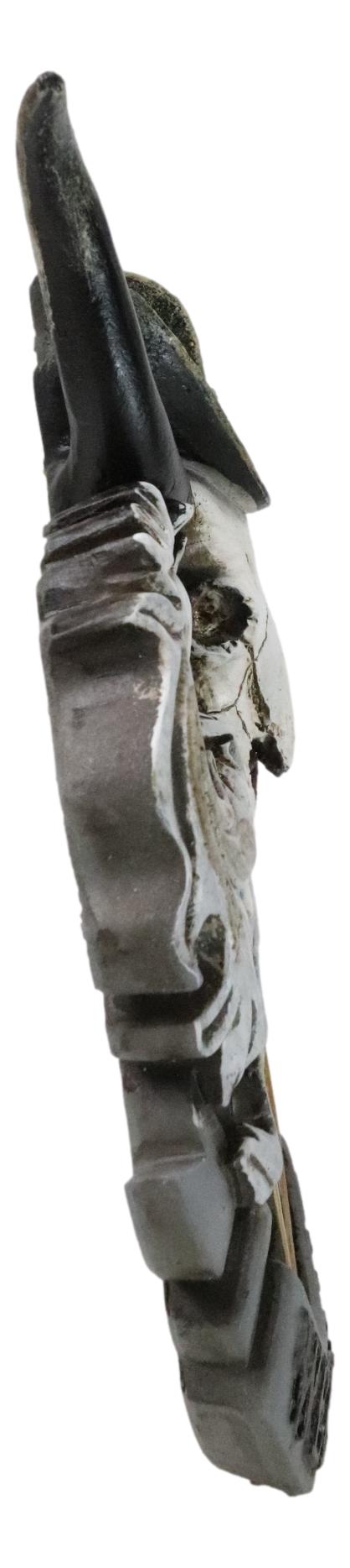 Ebros Gift Rustic Western Patriotic Longhorn Cow Skull Cowboy Hat Welcome Wall Decor Plaque