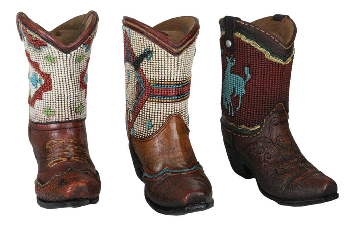 Ebros Gift Rustic Western Patriotic Texas State Flag Cowboy Boot Money Coin Piggy Bank