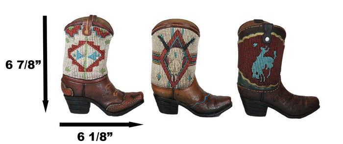 Ebros Gift Rustic Western Patriotic Texas State Flag Cowboy Boot Money Coin Piggy Bank