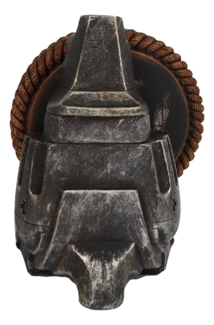 Ebros Gift Rustic Western Pistol Revolver Gun Coaster Set With 4 Braided Ropes Coasters